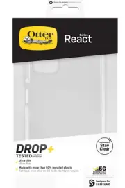 OtterBox React Series Hard Case for Samsung Galaxy A03s Clear Cell Phone Case