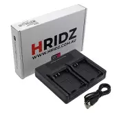 Hridz LP-E12 Dual Smart LCD Charger for Canon EOS M M2 M10 M50 M50ii M100 M200 S