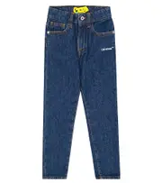 [Off-White Kids] Off-White Kids Printed slim jeans Y 12 blue