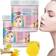 Kojic Acid and Turmeric Cleansing Pads, 40/80/120 Pcs, for Face Cleansing and Exfoliation (One Size, count, 80)