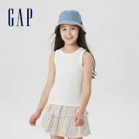 在飛比找蝦皮商城優惠-Gap 女童裝 純棉羅紋背心- 白色(601440)