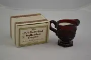 Avon 1876 Cape Cod Ruby Red Glassware Creamer and Sugar Set New in Box