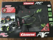 Carrera Drift Car Black/Neon Green R/C Remote Control Vehicle New Box Damage