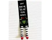 Wicked Gift- Wicked Witch Wizard Of Oz Bookmarker- Witch Hidden Eyes Bookmark