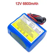 12v 6800mah 18650 6.8 Ah Li-ion Rechargeable Battery With Bms Lithium Protection Board 18650 Battery Pack+12.6v Charger Lithium Battery