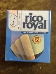 Rico Royal Alto Clarinet Reeds Strength 3 1/2 Box Of 10