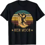 Neon Moon Retro Vintage Cowboy Boots And Hats Western Cactus T-Shirt Hoodie