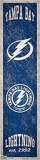 NHL Tampa Bay Lightning Unisex Tampa Bay Lightning Heritage Banner 6x24 Sign, Team, 6 x 24