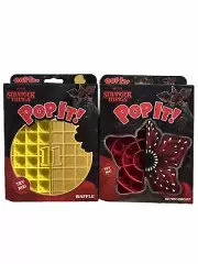 STRANGER THINGS DEMOGORGON & WAFFLE POP-IT! FIDGET TOY NEW