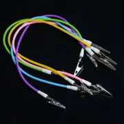 5 Pcs Dental Ortho Instrument Silicone Bib Clips Cord Flexible Napkin Holders
