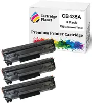 3 Pack Compatible Toner Cartridge Replacement for HP CB435A 35A (1,500 Pages) for HP Laserjet P1005 P1006
