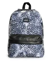 New Vans Deana Washed Leopard Print Book Bag Backpack