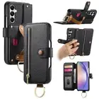 For Samsung Galaxy A55 A54 A35 A13 A05S Leather Zipper Card Wallet Case Cover