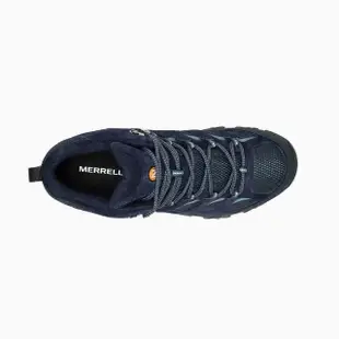 【MERRELL】Moab 3 Mid GTX 男 戶外鞋 郊山 健行 防水 止滑 黃金大底 深藍(ML037733)