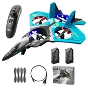 Jet Fighter Stunt RC Plane 2 4GHz Remote Control Airplane with 2 Batteries 360 Drop Resistant Stunt Spin Remote Light RC Airplane Gifts for Kids Boys