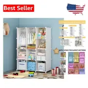 Stylish 12-Cube Baby Dresser & Kids Closet Organizer for Nurseries & Bedrooms