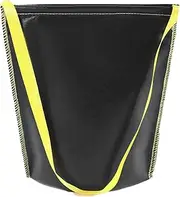 Blelsa Safety Fire Retardant Storage Bag for Putting Out Burning Charcoals Large Ty Fireproof Cloth Bag for BBQ Cookout Camping Black