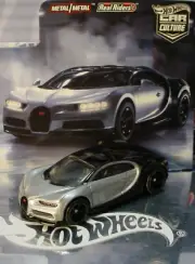 2023 Hot Wheels Premium '16 BUGATTI CHIRON ☆Silver/Black;rrLOOSE Car Culture