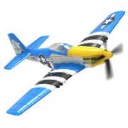 VolantexRC Mini Mustang P-51D V2 EPP 400mm Wingspan 2.4G 4CH 6-Axis Gyro One Key Aerobatics XPilot Stabilization System