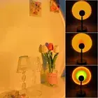 Atmosphere Night Light Projector USB LED Sunset Rainbow Desk Lamp Home ZhfmR
