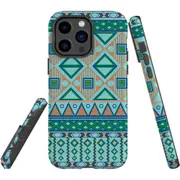 For iPhone 14 Pro Max Case Tough Protective Cover, Bohemian Pattern