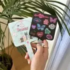 Cartoon Makeup Mirror Butterfly Square Handheld Mirror Student Dormitory