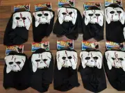 Lot 10 Vintage Ghost Grim Reaper Zombie Skeleton Rubber Face Masks Halloween