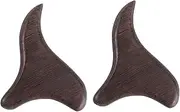 LOLIPPYY 2Pcs Wooden Scraping Board Ergonomic Face Neck Massage Tools Sandalwood Point Massager Enhance Skin Health Relax Muscles