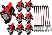 Round Ignition Coil Spark Plug Pack Compatible For Chevy Silverado Compatible For GMC LS1 LS3 4.8 5.3 6.0L
