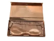 Slip Pure Silk Sleep Eye Mask in Rose Gold - Full Size - New in Box