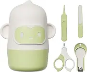 Baby Manicure Set, Baby Nail Clippers, Professional Cutter Must Haves with Safety Scissors for Toddler Kids, Registry Bath Shower Hygiene Travel