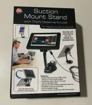 CTA Suction Mount Stand with Theft Deterrent Lock for Smart Phone and Tablet NEW
