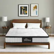 Nuvello Cool Gel Dreameasy 22cm Mattress and Bonus Pillow | Full Body Support...