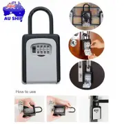 Key Safe Storage Lock Box Combination Padlock Security Home Outdoor Inn AU STOCK