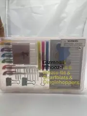 Disney Princess Characters Gizmos & WhoozIts Hard Case Stationery Kit New LB