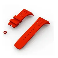 在飛比找鮮拾優惠-【Y24】Apple Watch 多彩矽膠錶帶【紅】