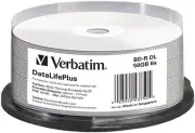 BD-R - Blu-ray-Disc 50 GB, White Printable Surface, 6X Burning Speed, DataLifePl