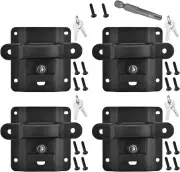 SPEEDWOW Bed Tie Down Anchors Brackets Box Link with Plates Compatible with Ford