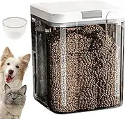 Pet Food Storage - Dog Food Container | Airtight Storage Bin | Stackable Kitchen Storage Bucket, Transparent plasticc Food Dispenser, Pet Supply With Easy Access For Pantry Use