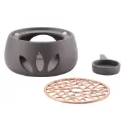 Ceramic Teapot Warmer Holder Base Tea Warmer Insulation Base Tea Coffee8888