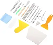 Anneome DIY Handmade Tool Set Precision Carving Hobby Knives Weeding Tools for Crafting Vinyl Projects Durable Easy to Use Present for