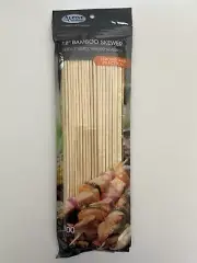 Alpine Cuisine Bamboo Strong and Practical Skewer Set of 100 Pieces