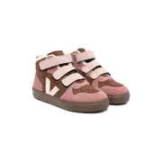 [Veja] Veja V-10 Suede Touch-strap Sneakers 28 IT PINK