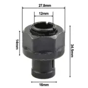 Collet Chuc Milling Tool Carbon Steel Collet Electric Router M22 Nut 12mm