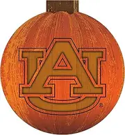Fan Creations NCAA Auburn Tigers Unisex Auburn University 12 in. Halloween Pumpkin Sign, Team Color, 12 inch