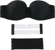 [Dress Cici] Strapless Bra for Large Breasts with Transparent Back Straps for Low Back Or Backless Dress