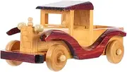 LIFKICH 1pc Retro Wooden Car Model Vintage Home Decor for Boys Rooms Unique Wooden Craft Ornament for Desktop Decoration for Car Enthusiasts and Collectors