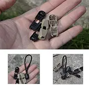 10x Zip Loop Cord Ends for Two Ends to Fit 3-4mm Elastic Shock Bungee Cord