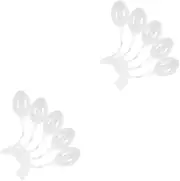 [Totority] 2sets Animal Ear Hairband Inserts Diy Ear Caps Bunny Hairband Accessory Kit 5pcs*2