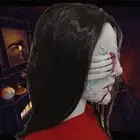 Scary Halloween Mask Full Face Mask Long Hair Demon Mask Halloween Props